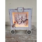 creatief art Chariot de Noël en bois partie 1