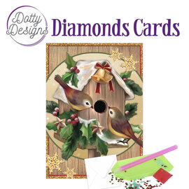 creatief art Cartes Diamant - Nichoir de Noël