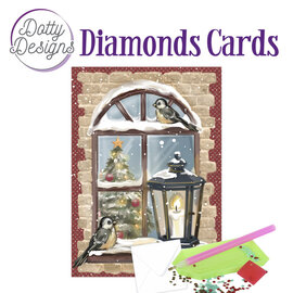 creatief art Cartes Diamant - Nichoir de Noël - Copy