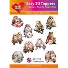 doodey Easy 3D-Toppers Uilen