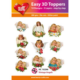 doodey Einfache 3D-Topper Vintage Engel 01
