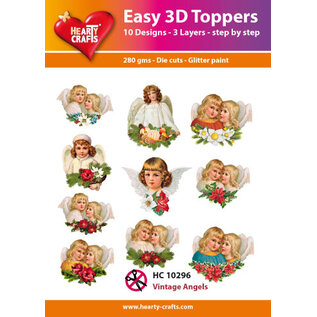 doodey Toppers 3D faciles Anges vintage 01