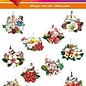 doodey Easy 3D Toppers Village viticole floral