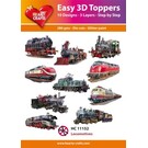 doodey Easy 3D-Toppers Treinen mannen