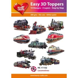 doodey Easy 3D-Toppers Treinen mannen