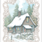 Creatief Art Christmas Cabin 01