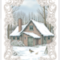 Creatief Art Christmas Cabin 01