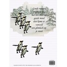 creatief art 3D Bordje - Pinguins