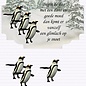 creatief art 3D Bordje - Pinguins