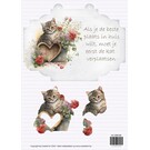 creatief art 3D Bordje - Kat