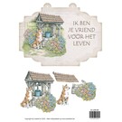 creatief art 3D Bordje - Hond bij put