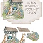 creatief art 3D Bordje - Hond bij put
