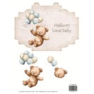 creatief art 3D Bordje - Happy little ones Teddy