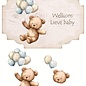 creatief art 3D Bordje - Happy little ones Teddy