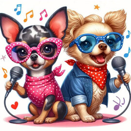 creatief art Diamond Painting Staander Honden