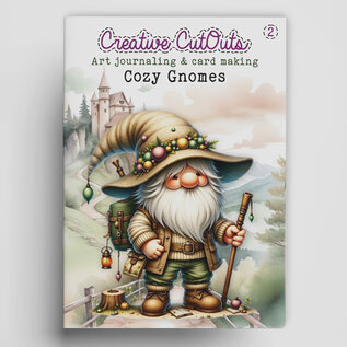 Creatief Art Buch „Cozy Gnomes“ – Kreative Ausschnitte