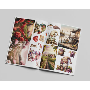 Creatief Art Buch „Cozy Gnomes“ – Kreative Ausschnitte