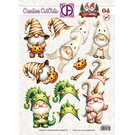 creatief art 3D Doordrukvel - Cozy Gnomes 04
