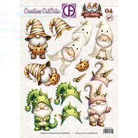 creatief art 3D-Durchschreibeblatt - Cozy Gnomes 04