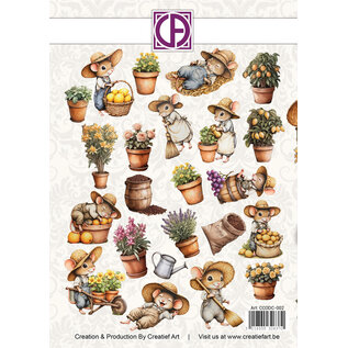 creatief art Découpes - Gnomes douillets - Paquet de 23 - Copy