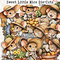 creatief art Stansplaatjes - Sweet Little Mice - 23 stuks