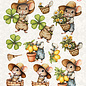 creatief art Feuille autocopiant 3D - Douces petites souris 02
