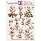 creatief art 3D Doordrukvel - Forest Fairies 01