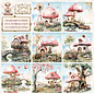Creatief Art Collagepapier - Paddenstoelhuisjes - Forest Fairies