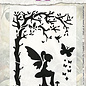 Creatief Art Schablone - Zauberwald - Waldfeen
