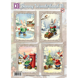 creatief art Hasen-Wunderland 01