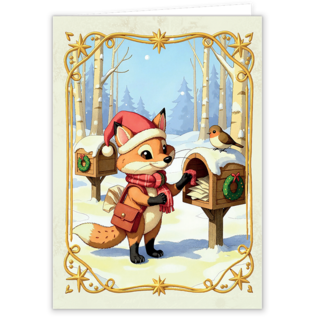 creatief art Christmas Animals - Kaartenpakket