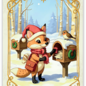 creatief art Christmas Animals - Kaartenpakket