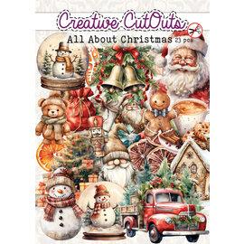 creatief art Gestanzte Weihnachtstiere - 23 Stück - Copy