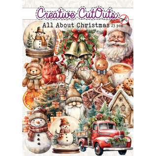 creatief art Animaux de Noël découpés - 23 pièces - Copy