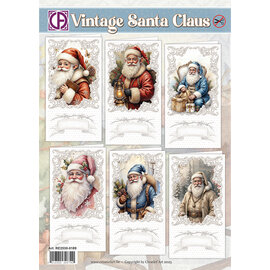 creatief art Père Noël vintage - Pack de cartes