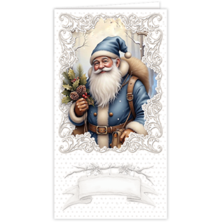 creatief art Vintage Weihnachtsmann - Kartenpaket