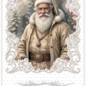 creatief art Père Noël vintage - Pack de cartes