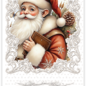 creatief art Vintage Weihnachtsmann - Kartenpaket