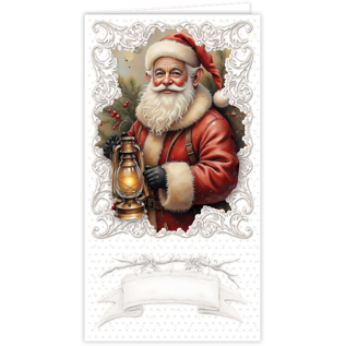 creatief art Vintage Weihnachtsmann - Kartenpaket