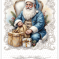 creatief art Vintage Weihnachtsmann - Kartenpaket