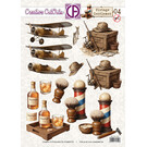 creatief art 3D Doordrukvel - Vintage Gentlemen 04