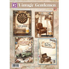 creatief art Vintage Gentlemen - Kaartenpakket