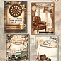 creatief art Vintage Gentlemen - Kartenpackung