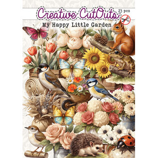 creatief art Stanzteller – Vintage Gentlemen – 23 Stück - Copy