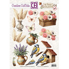 creatief art 3D Doordrukvel - My Happy Little Garden 04