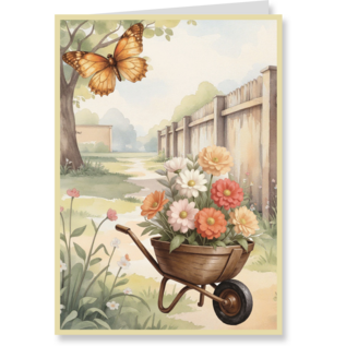 creatief art My Happy Little Garden - Kaartenpakket