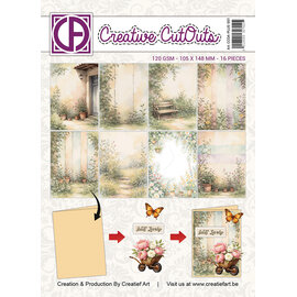 Creatief Art A6 Collagepapier -  My Happy Little Garden