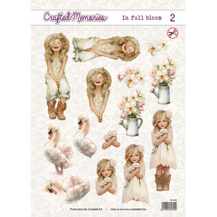 creatief art 3D Doordrukvel - In Full Bloom 02