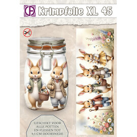 Creatief Art Krimpfolie Fles/Pot tot 9,5cm (Nr. 45)