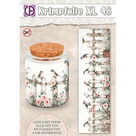 Creatief Art Schrumpffolie für Flaschen/Gläser bis 8 cm (Nr. 48)